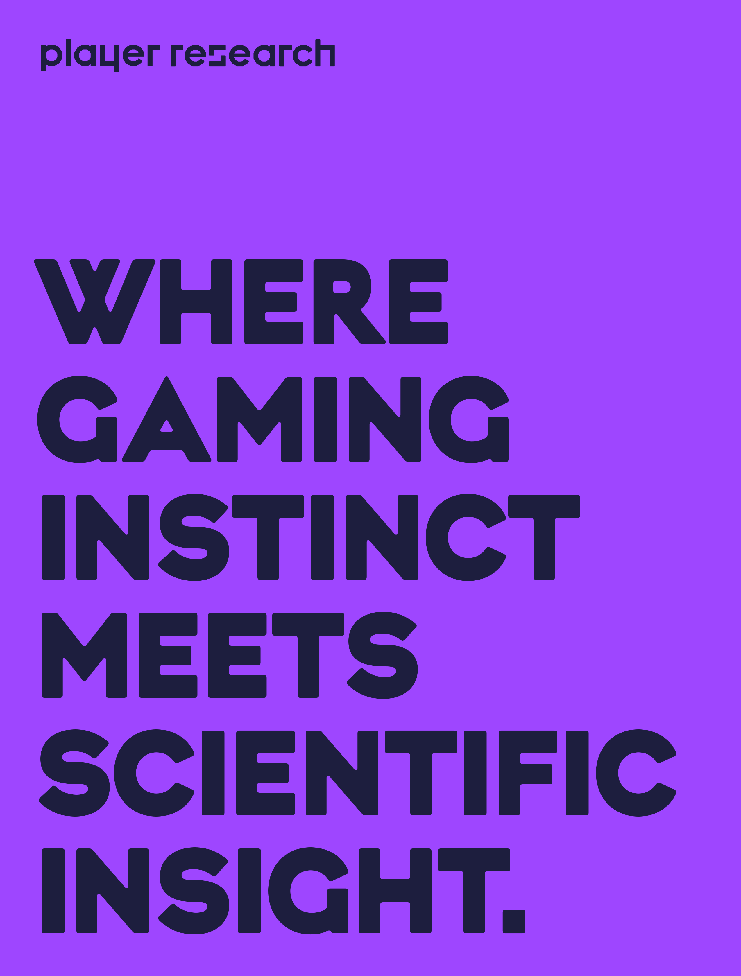 where gaming insight meets scientific insight text