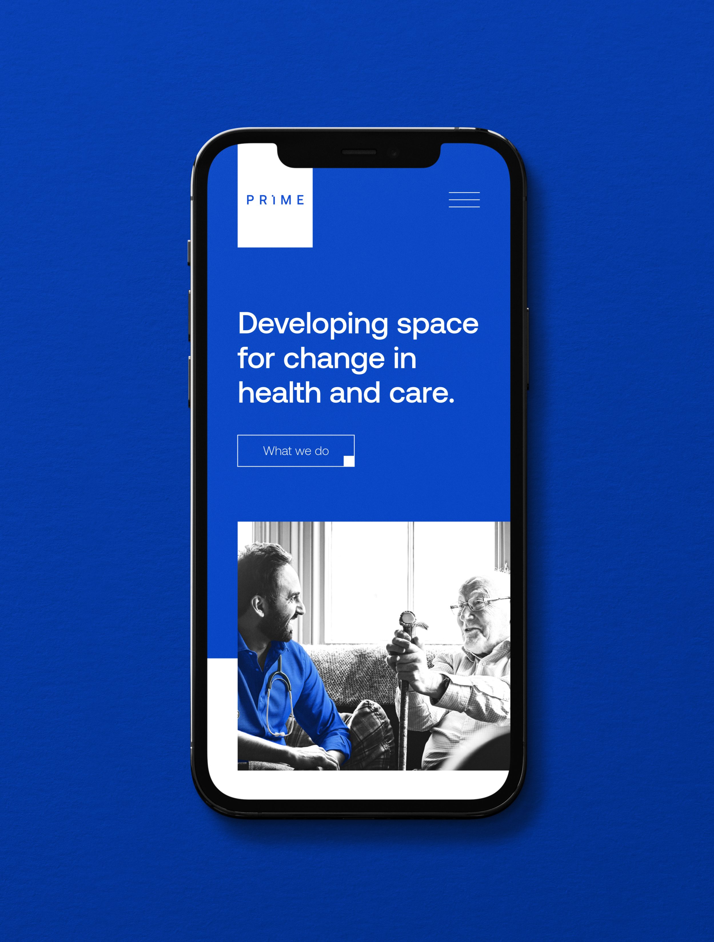 Prime website on a mobile device