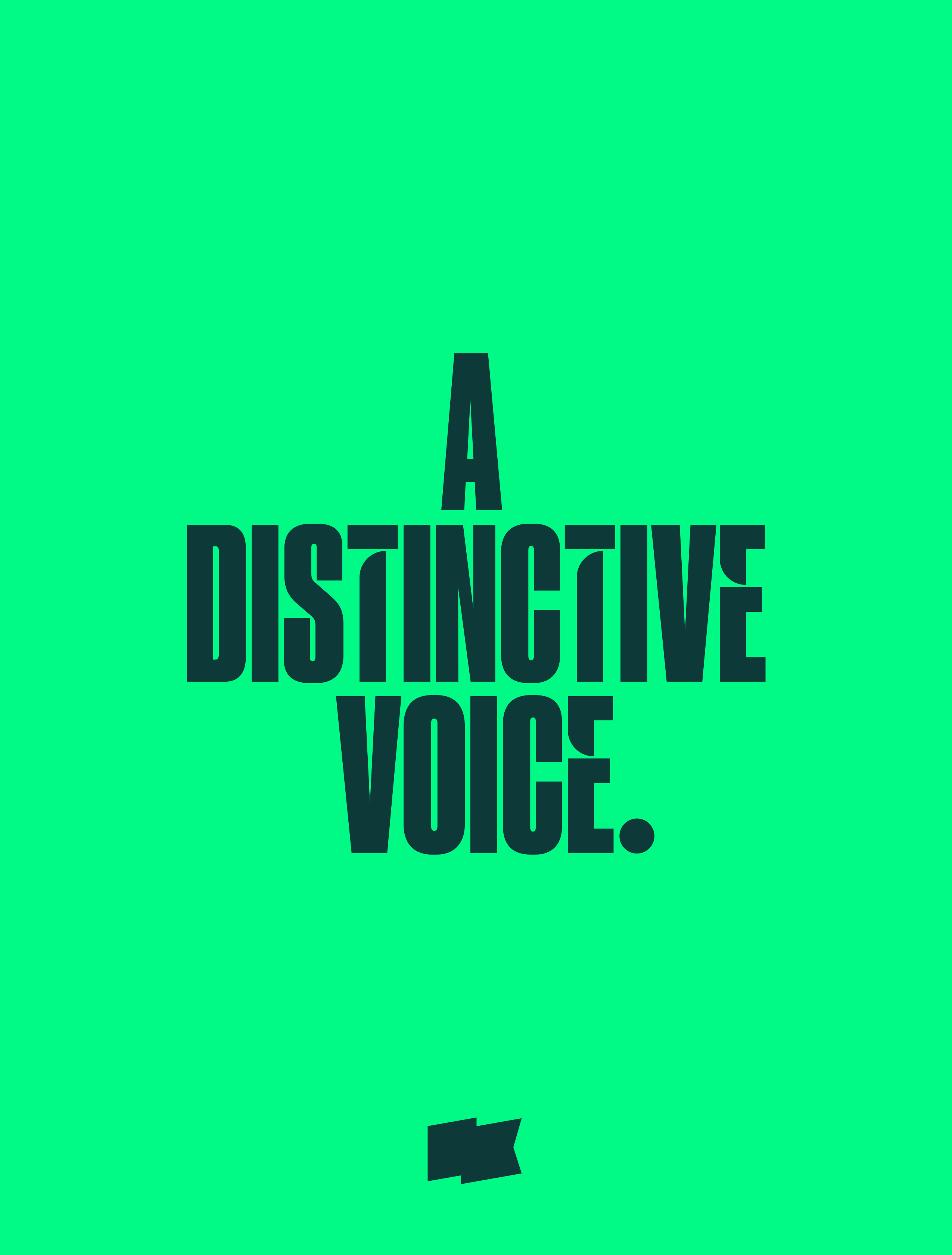 A Distinctive Voice.