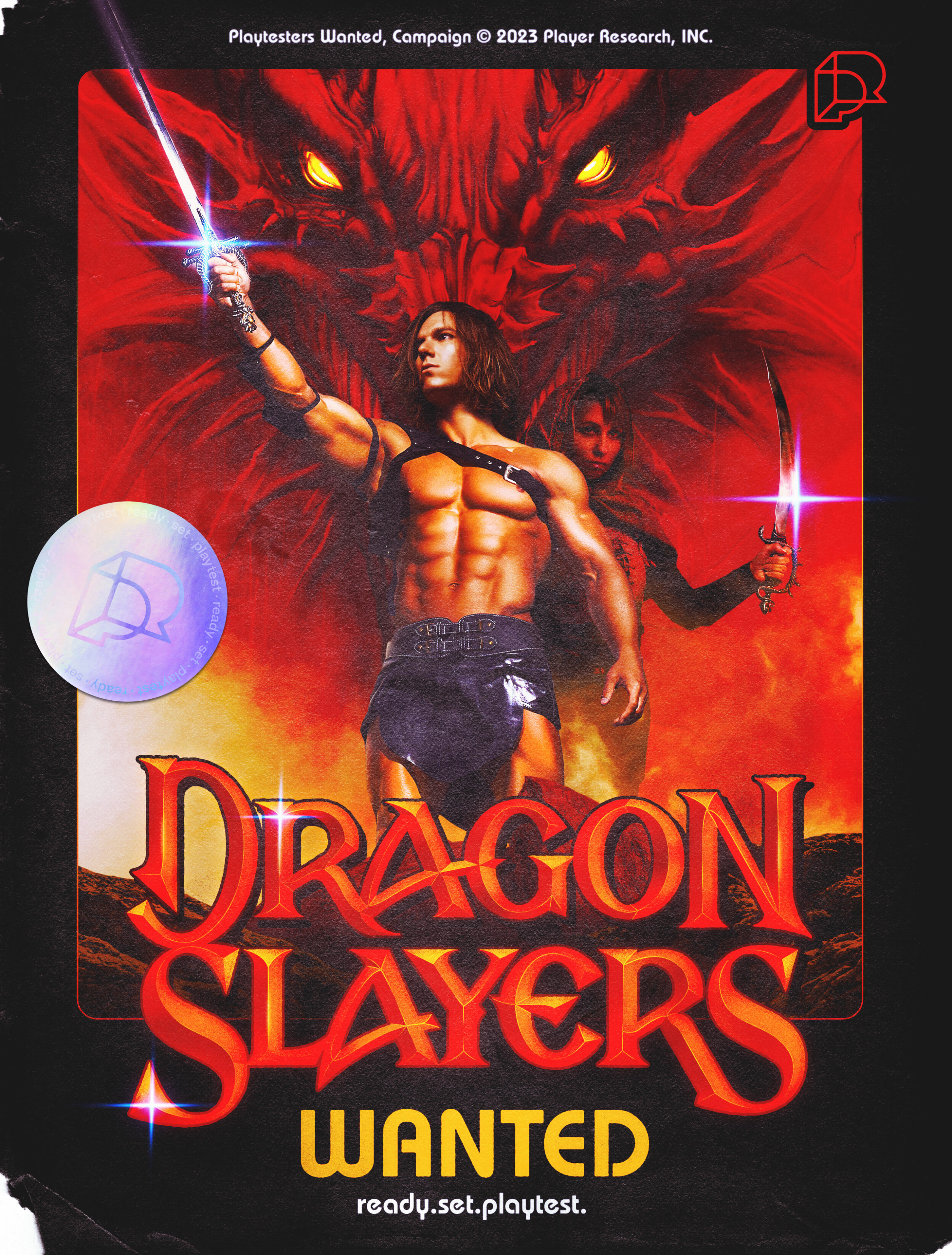 Dragon Slayers Wanted poster