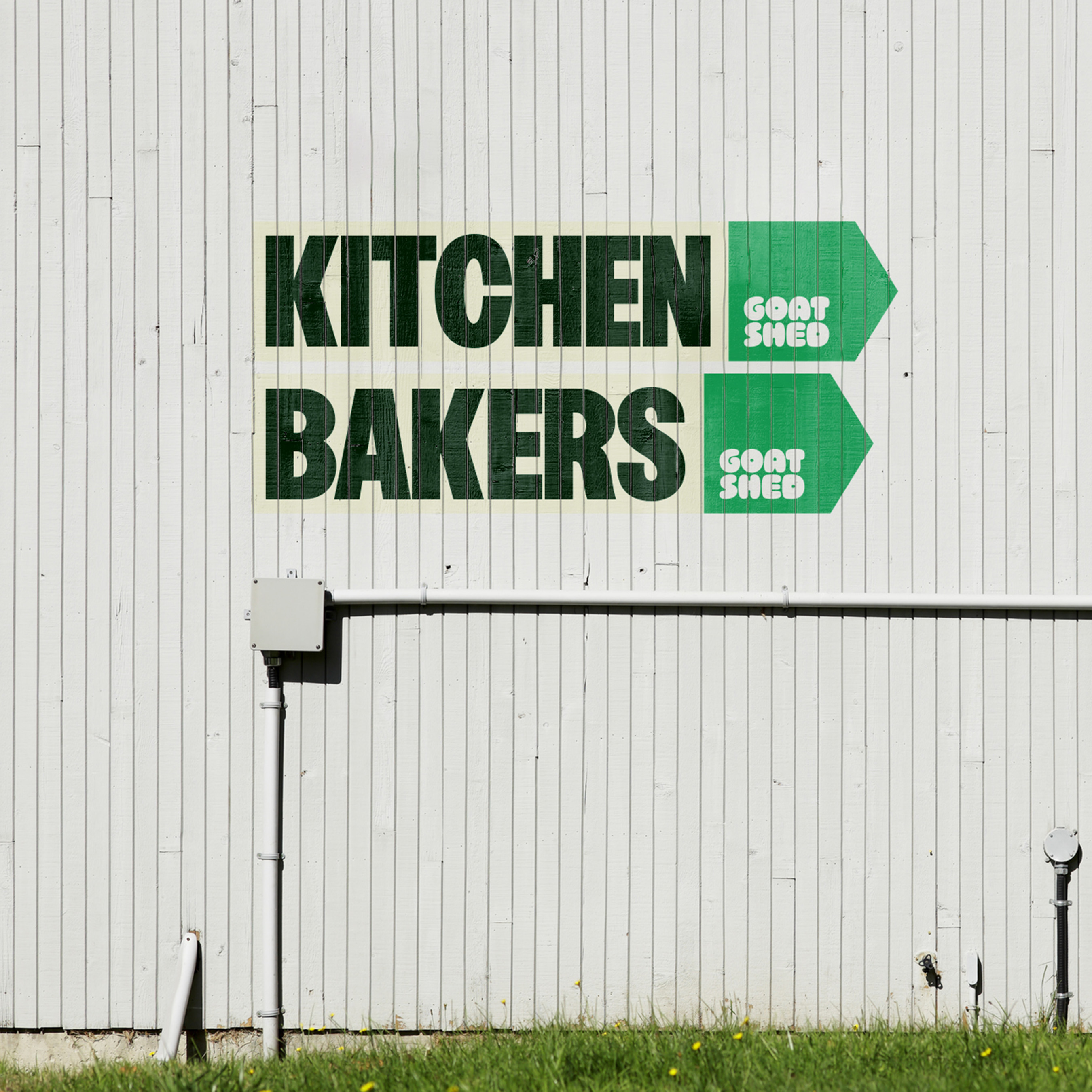 Goat shed way finding sign