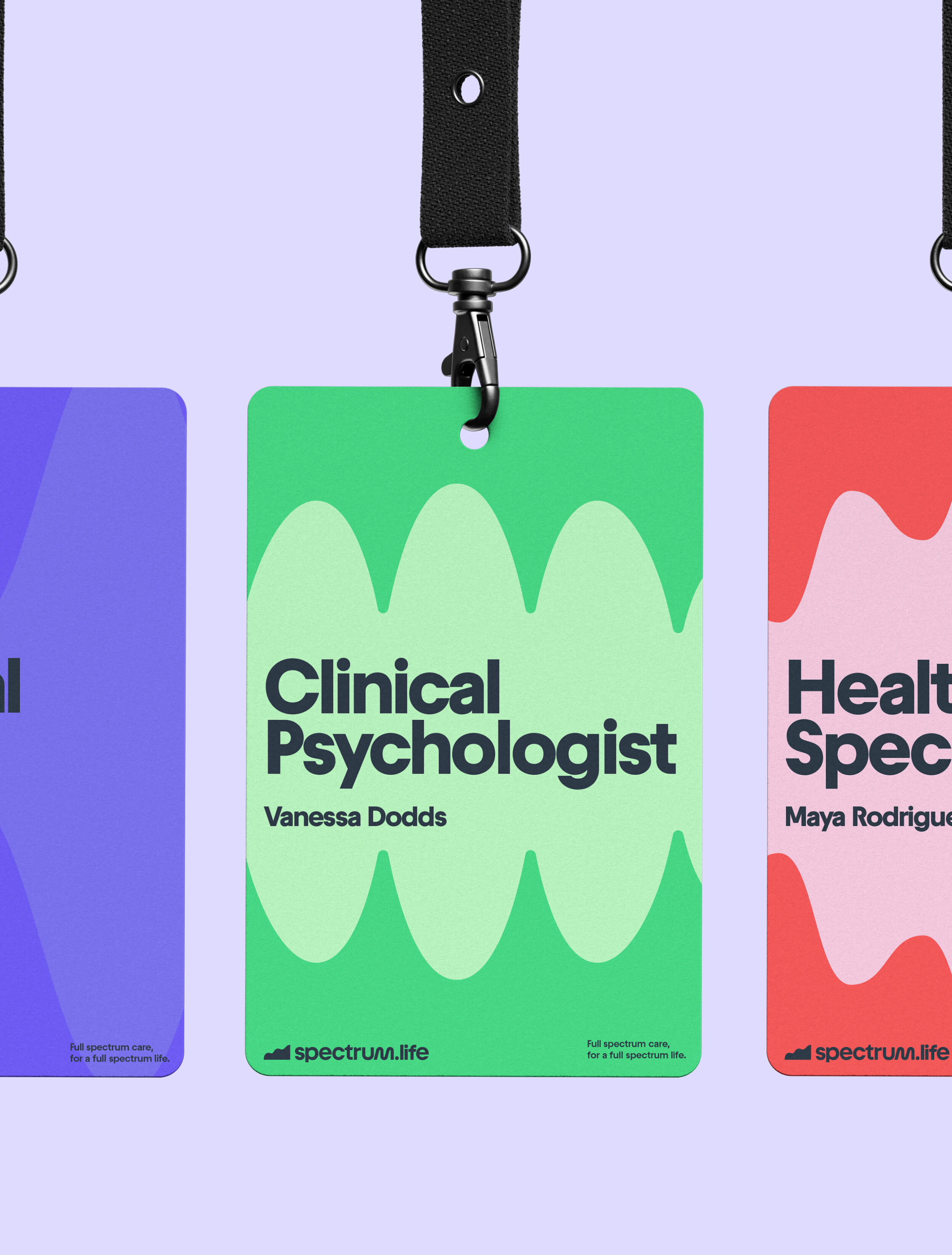 Spectrum branded lanyards