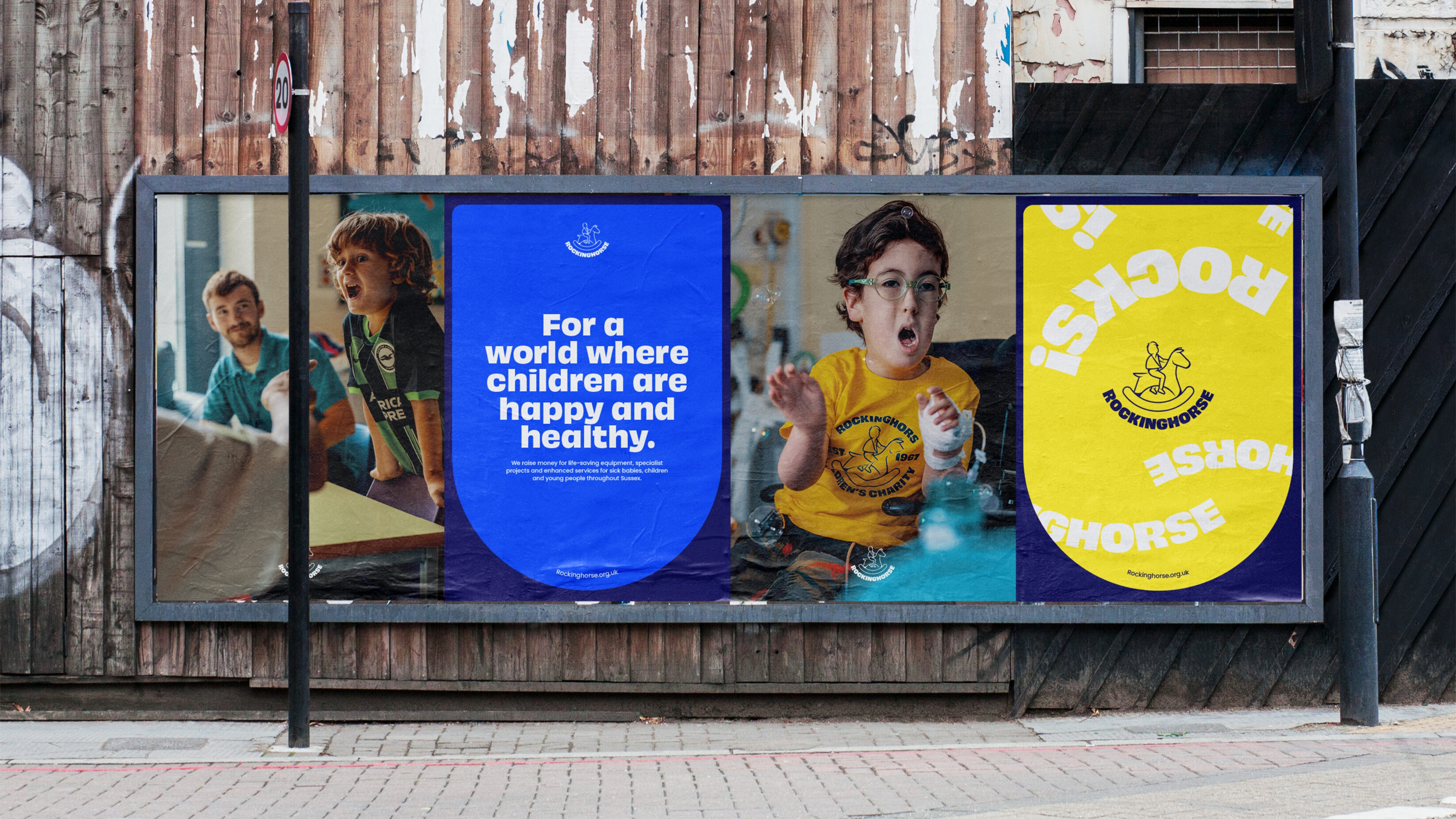 Rockinghorse advertisement billboard