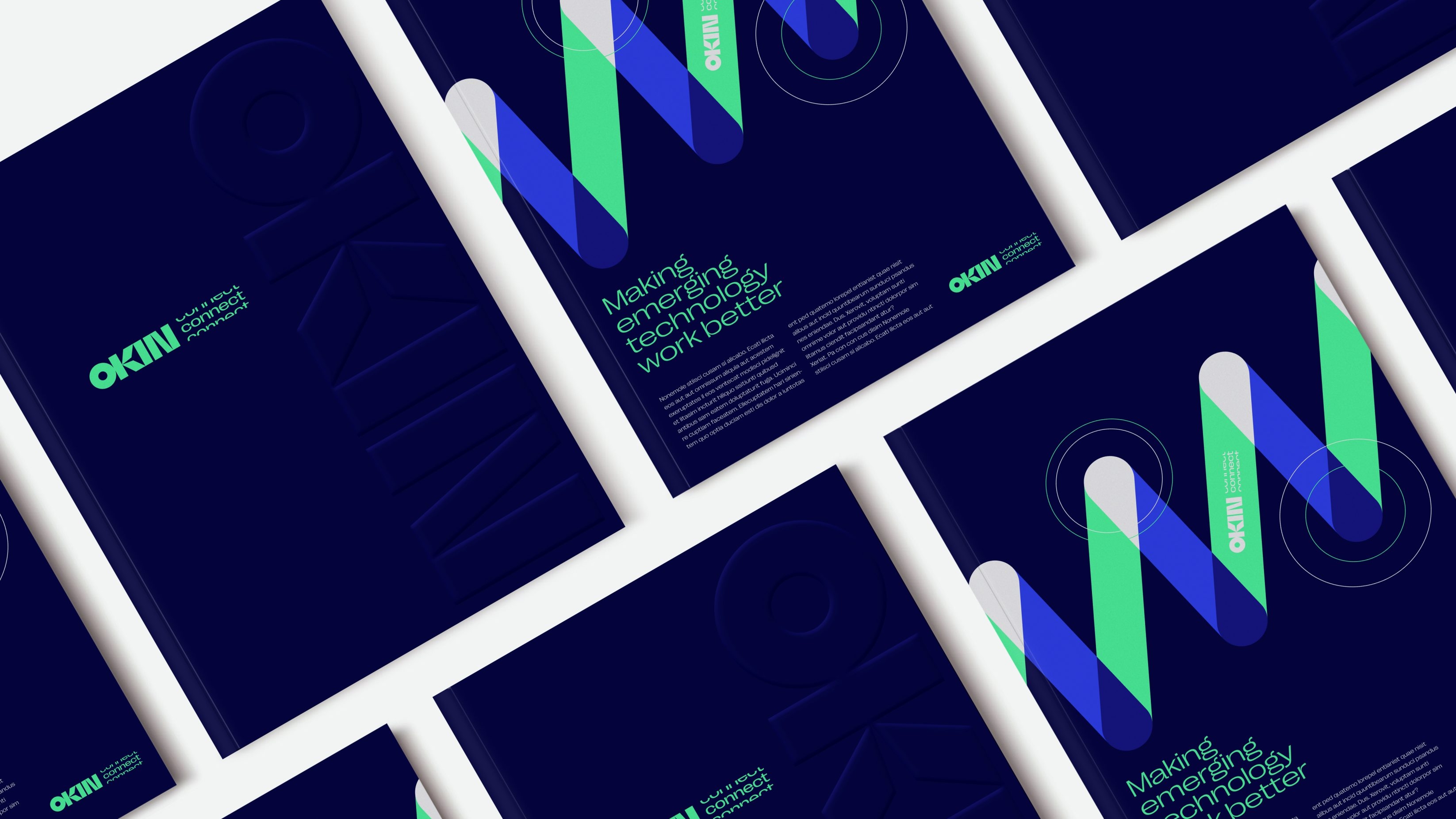 Front and back covers of a brochure.