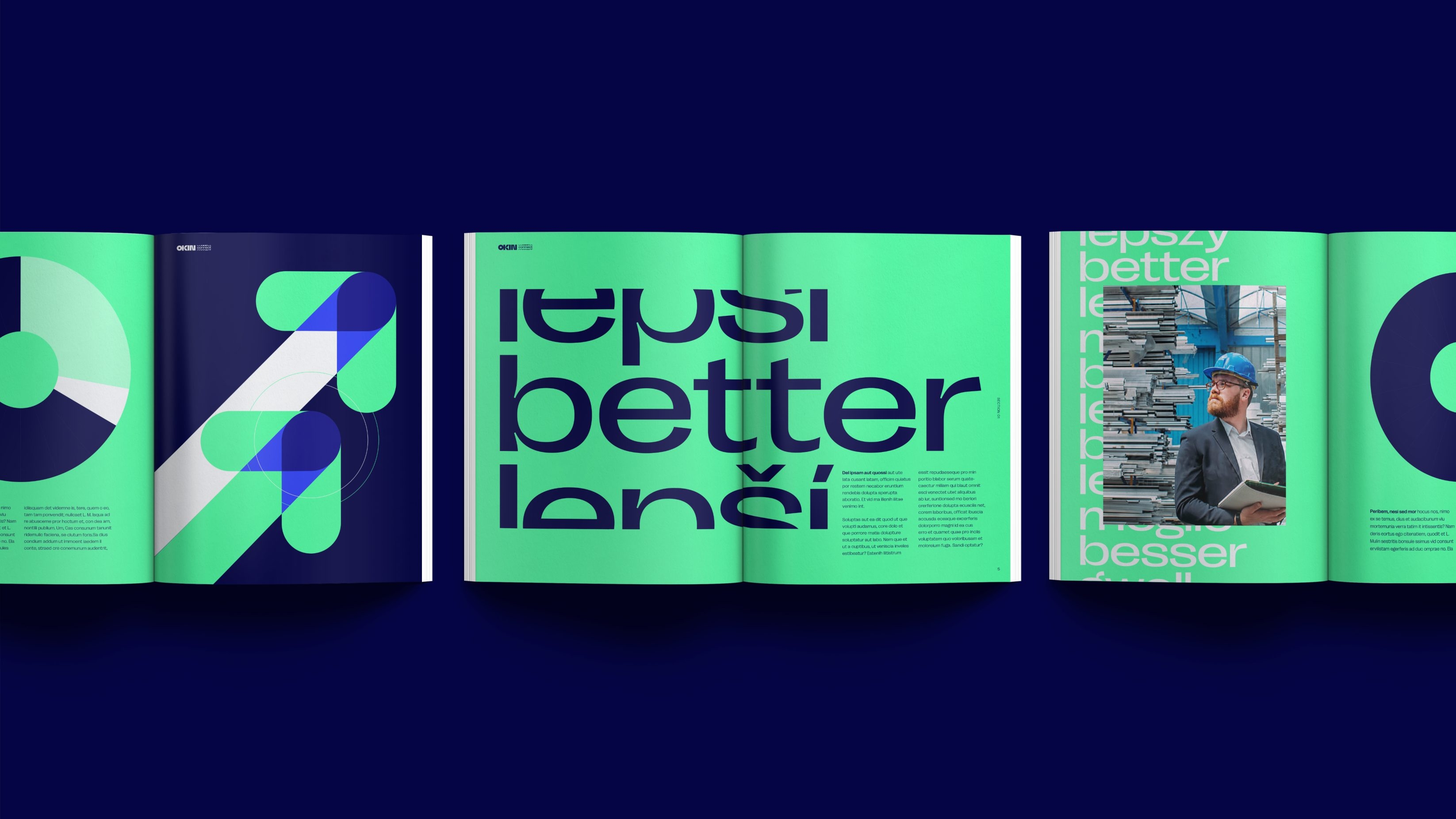 A open book with a double-paged spread featuring the keyword 'better' in English and other languages.