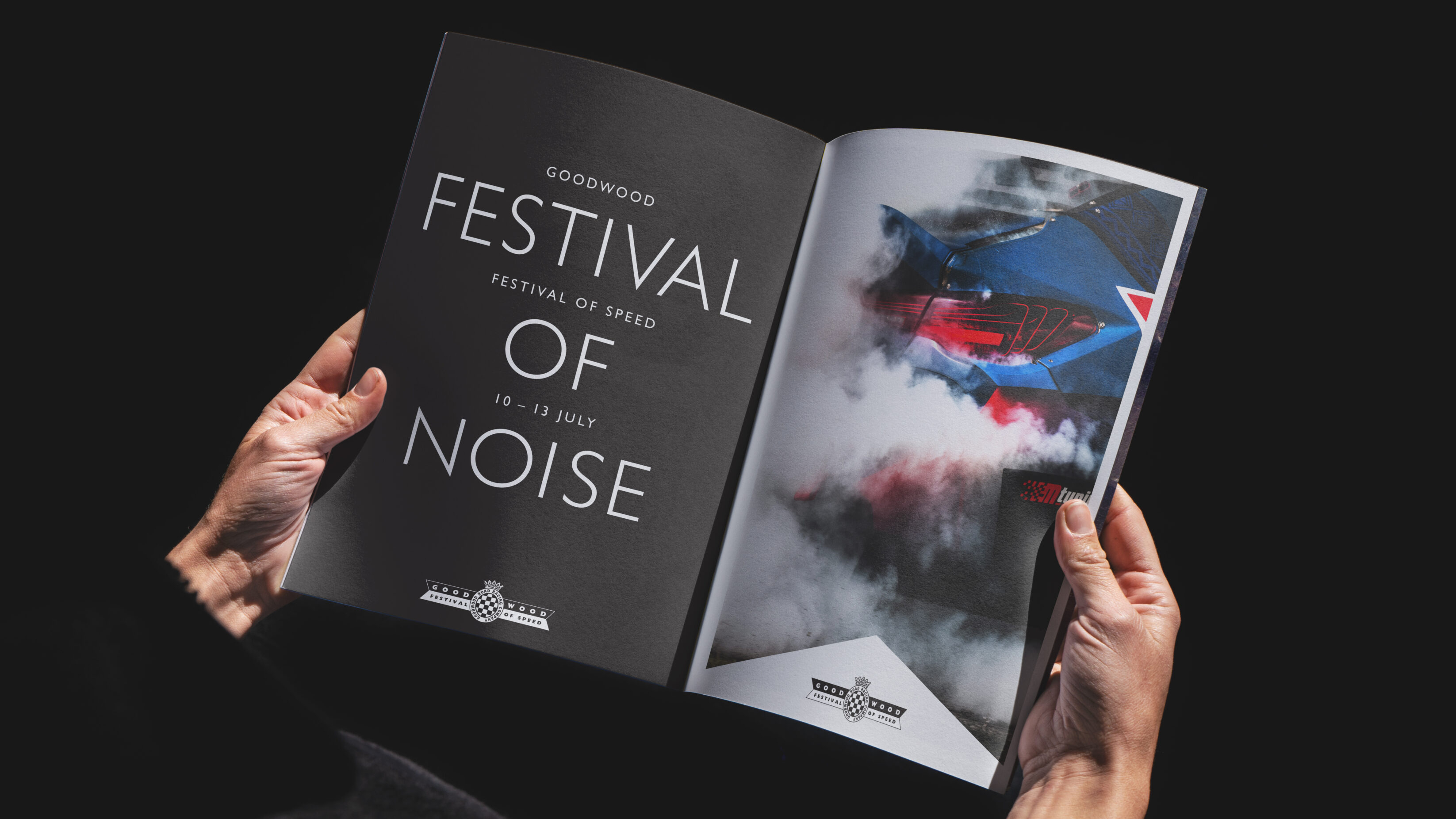 Magazine spread promoting the Goodwood Festival of Speed