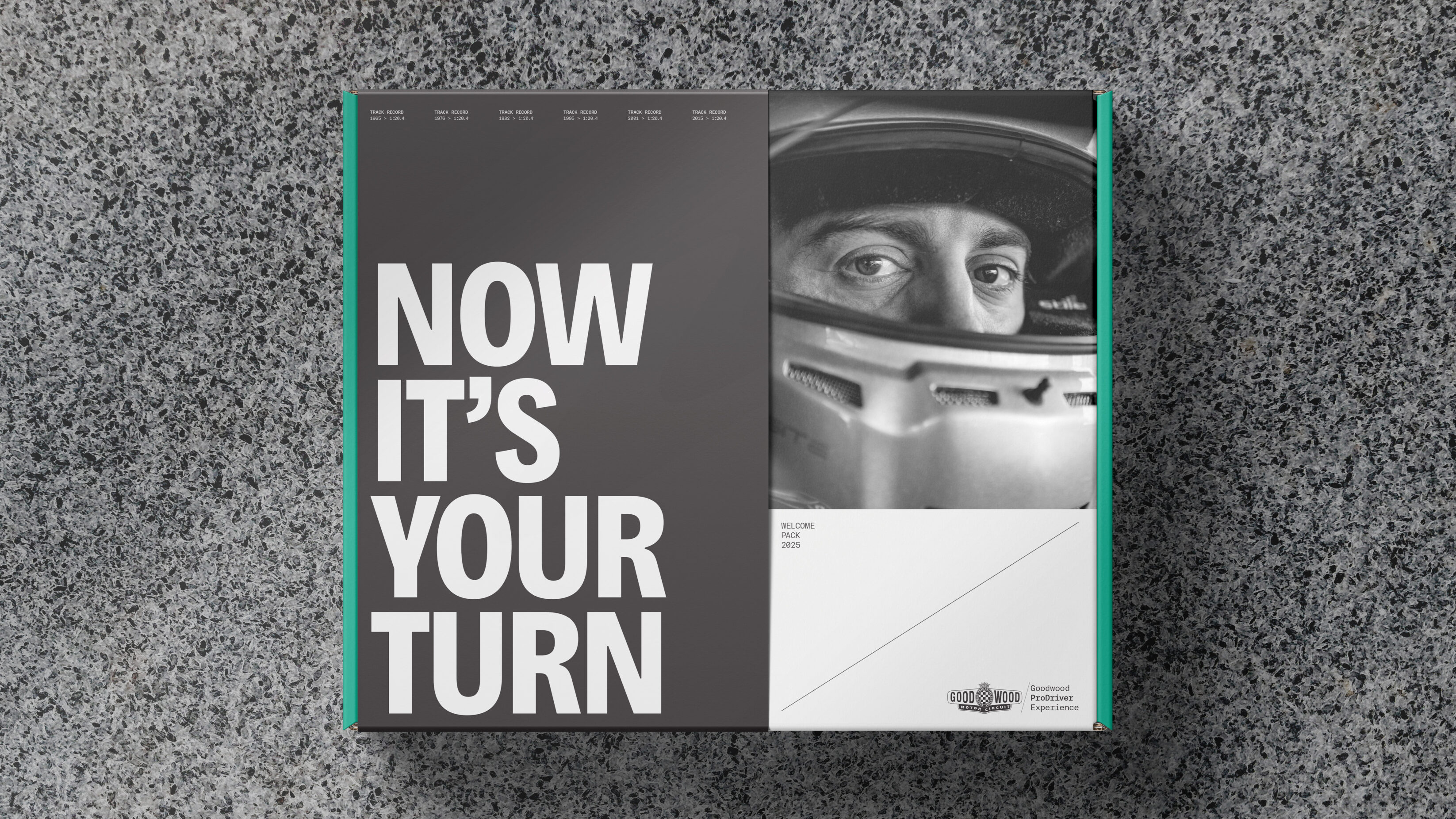 Welcome brochure featuring the brand ad campaign - Now It's Your Turn - inviting drivers to take part